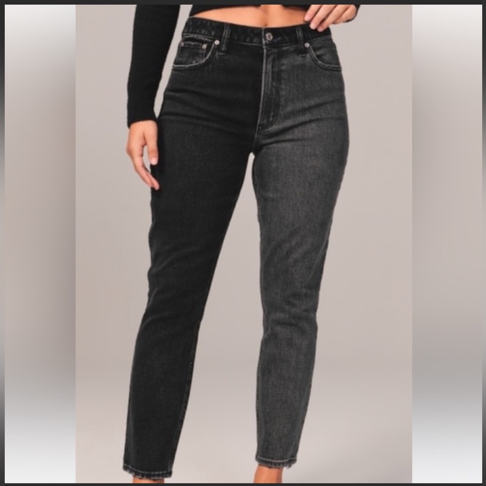 Abercrombie & Fitch Two Tone Skinny High Rise Jeans size 12R